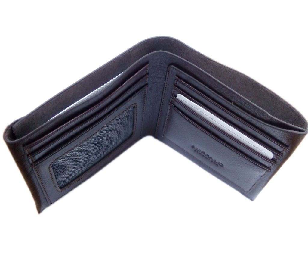 Original Leather Wallet For Men Chocolate color.