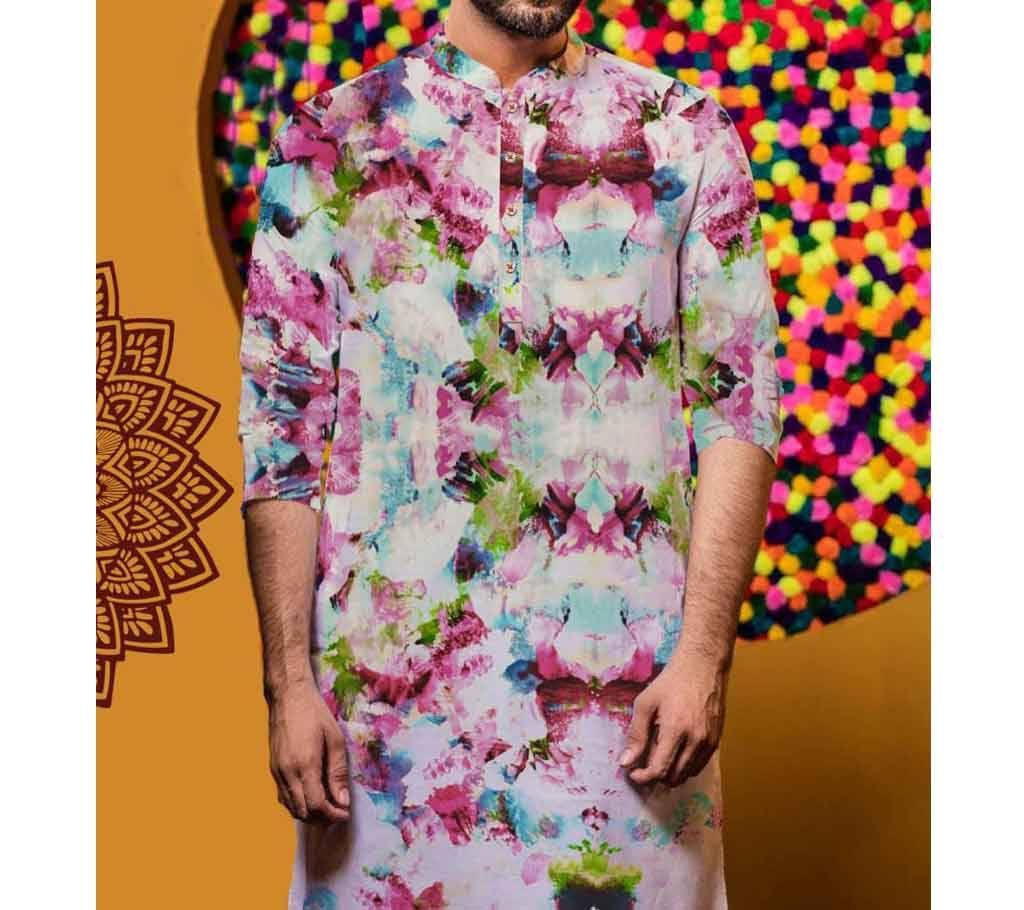 Semi Long Cotton Punjabi for men - FA007