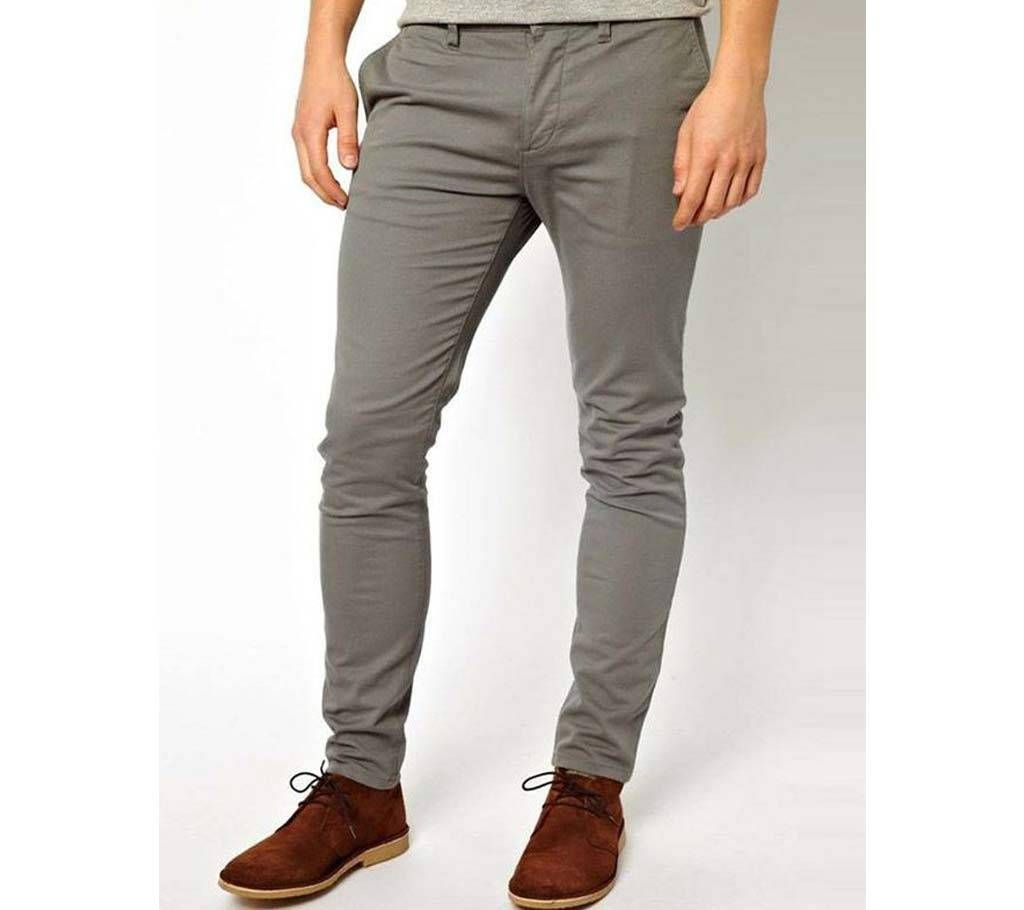 Mens Fashion With Grey Gaberdine Pant
