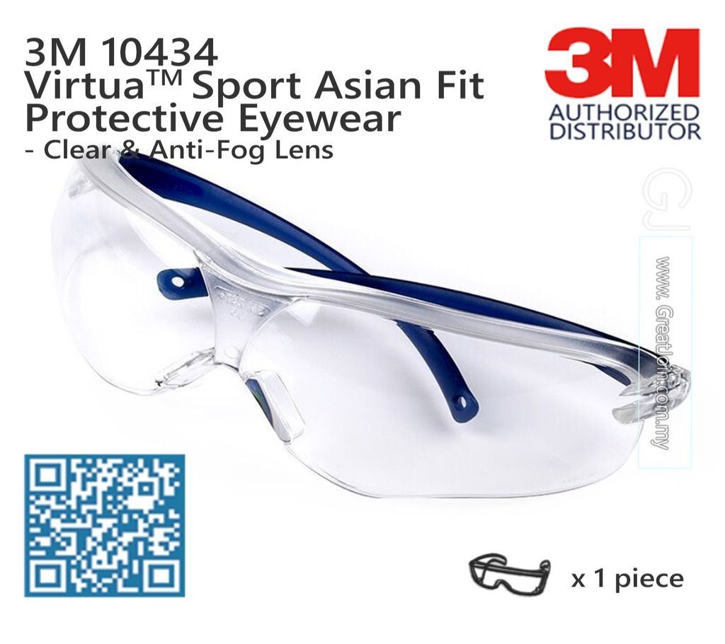 Virtua Sport Asian Fit 3M Protective Eye wear 10436 