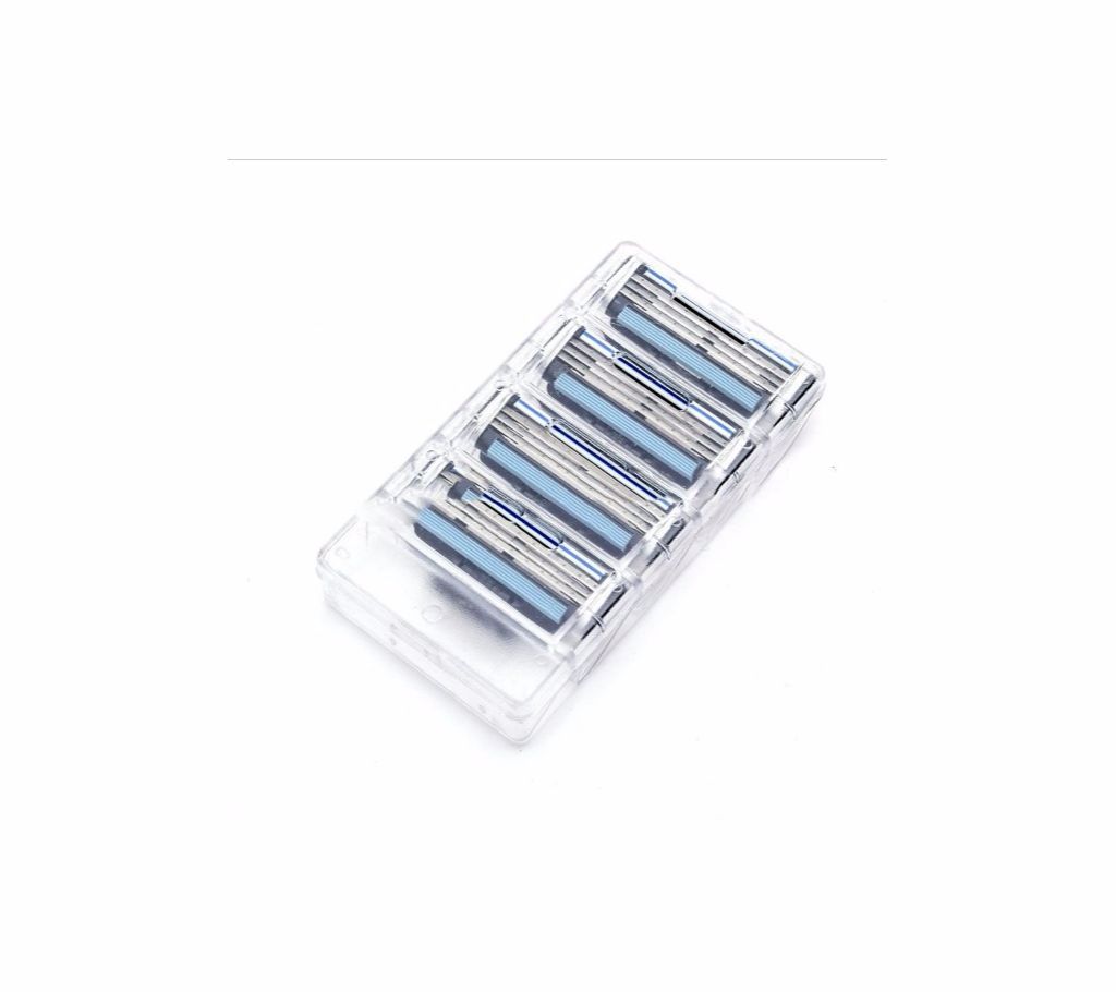 3 Layer Razor Shaving Blades Refill for Men 4Pcs Per Set