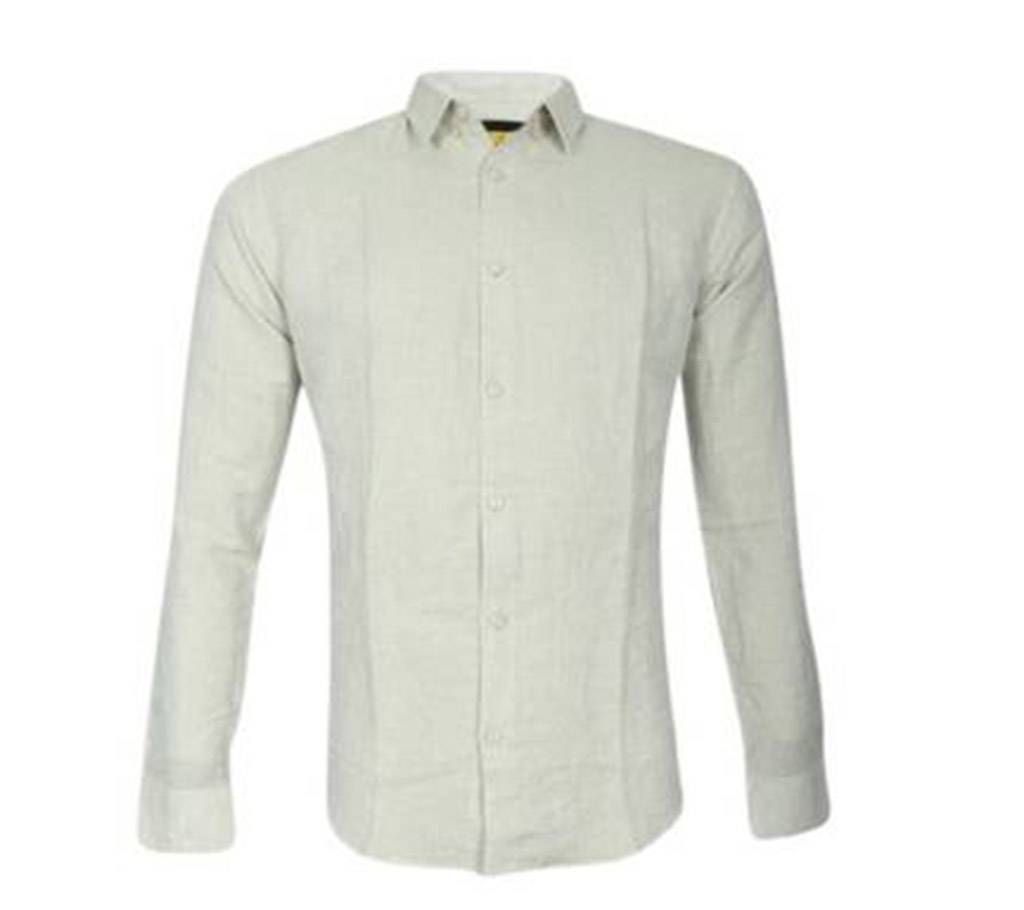 Ivory Cotton Formal Shirt