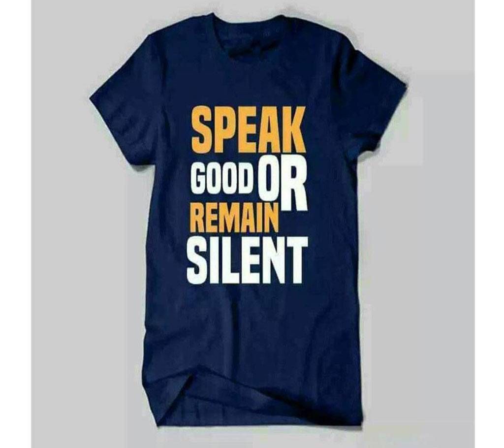 Speak Good mens round neck t shirt 