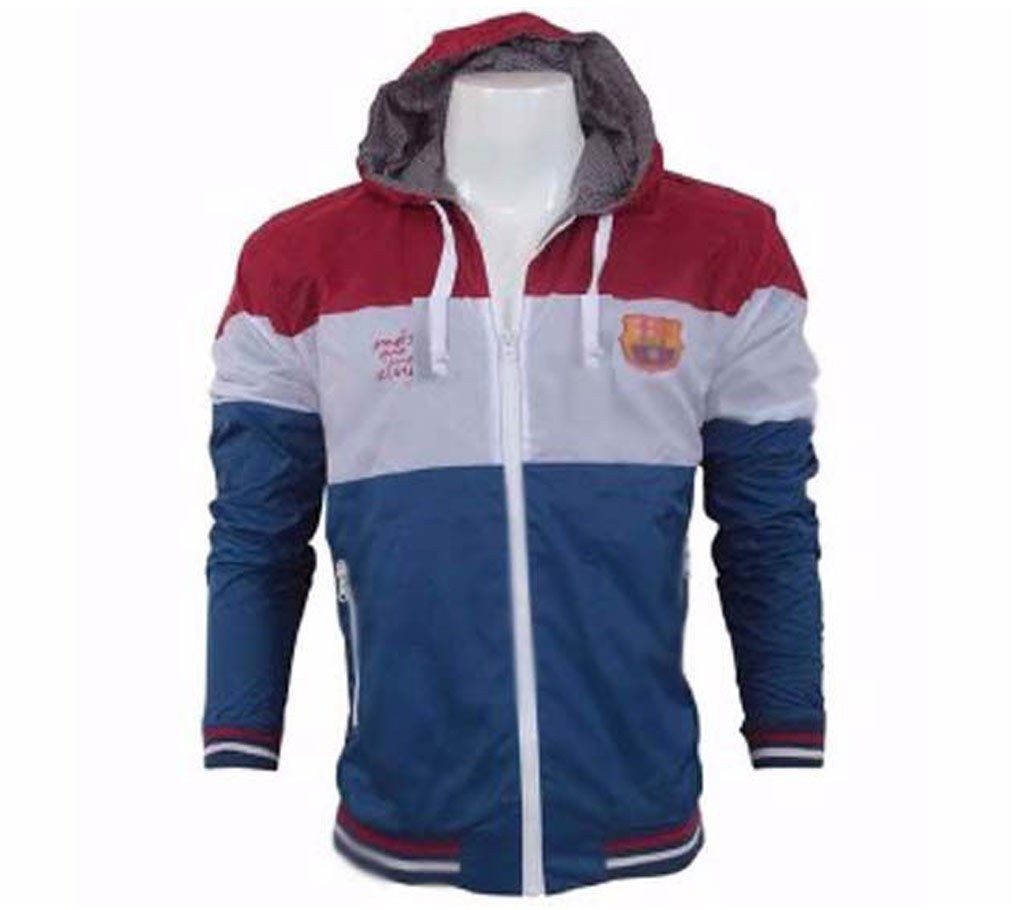 Barcelona men's full sleeve jacket hoodie 