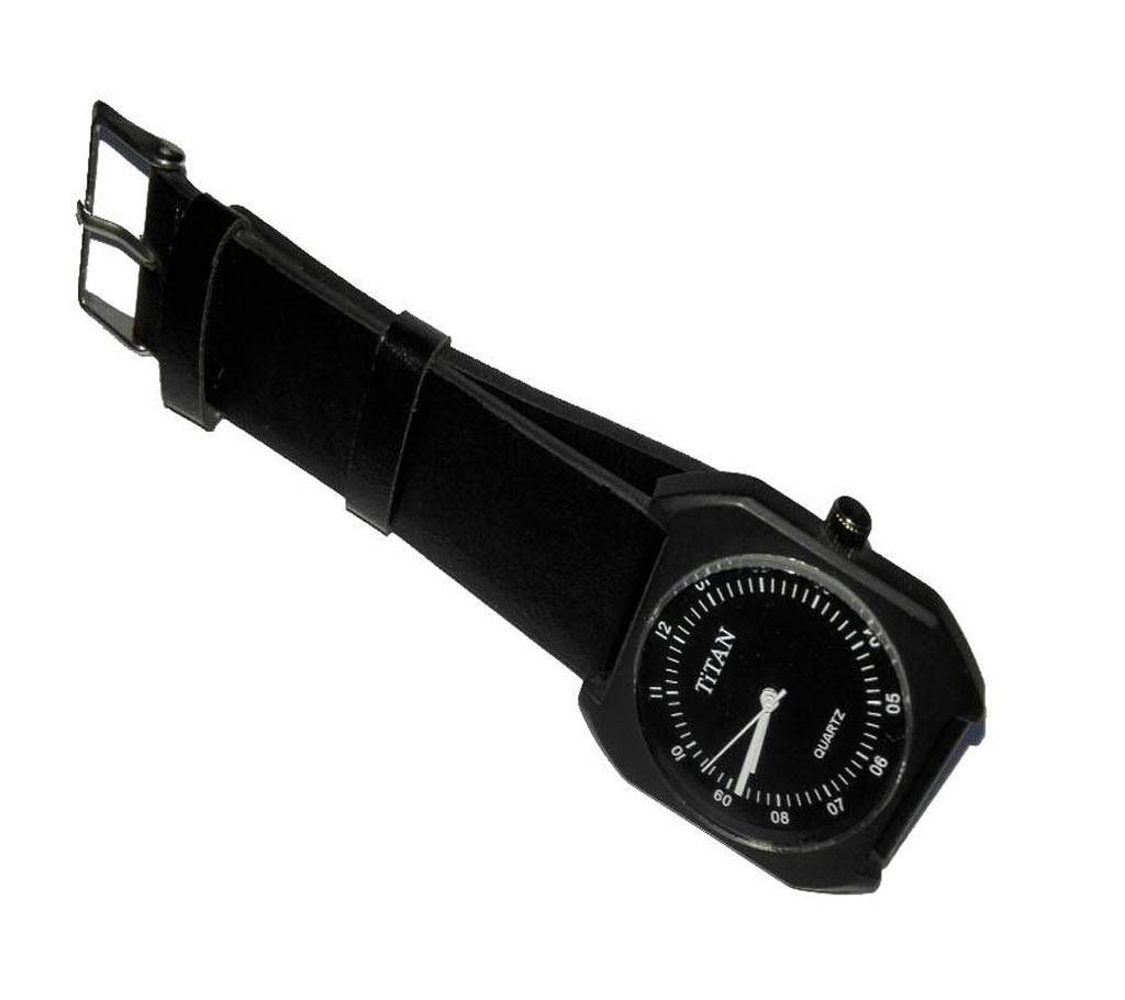 TITAN Mens Black 7mm Ultra Thin Men Watches 2018