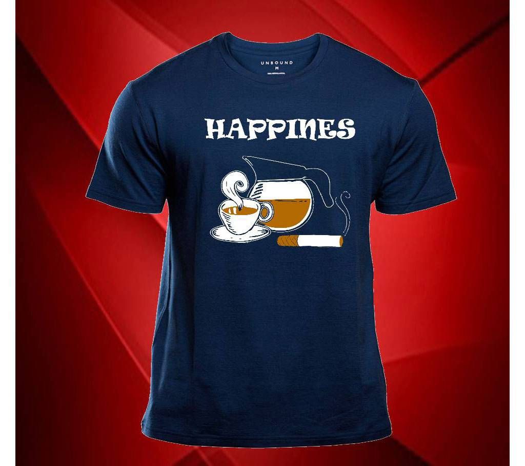 Happiness - Mens Cotton T-Shirt