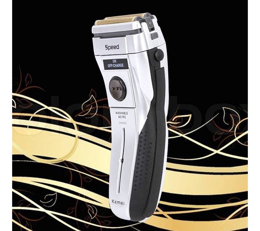 Kemei Waterproof Rechargeable Shaver & Trimmer with Knife