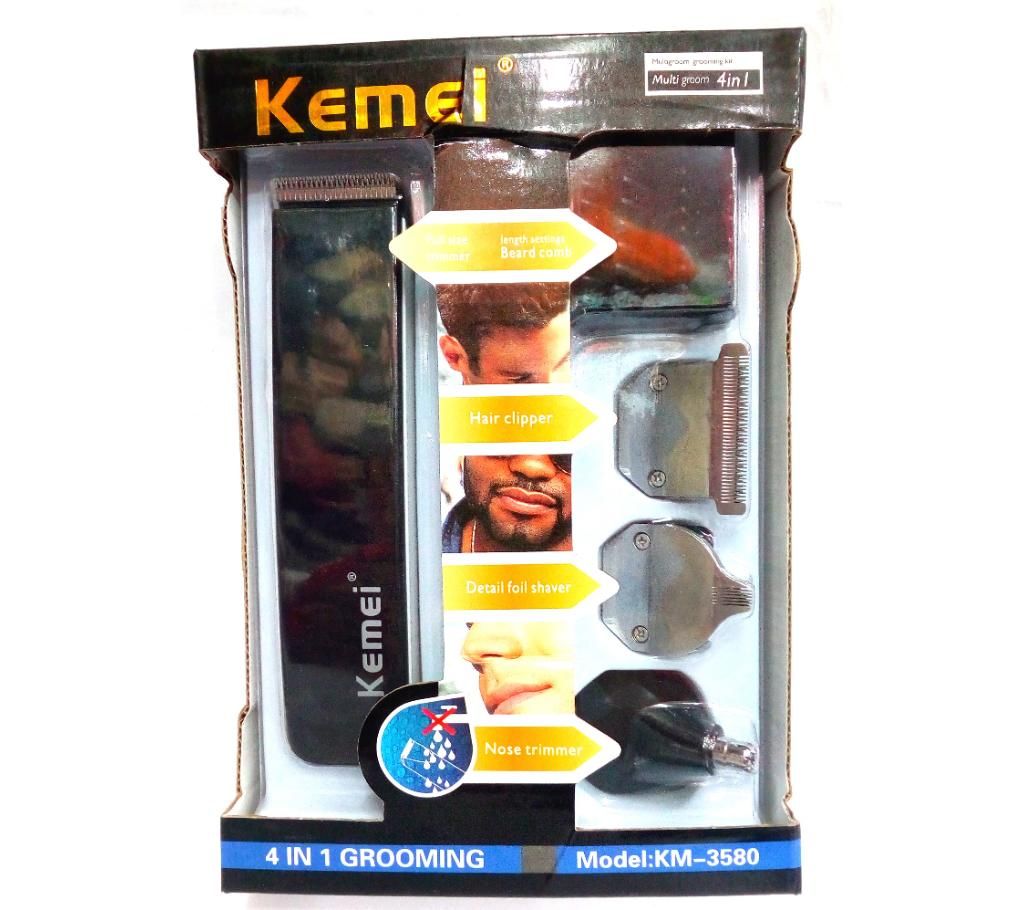 kemei 4 in 1 grooming kit trimmer 