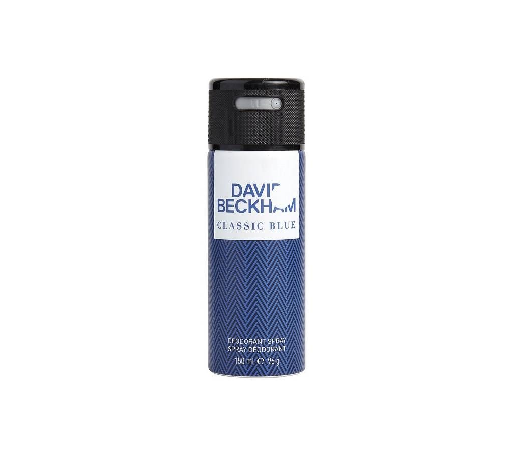 David Beckham Classic Blue ডিওডোরেন্ট স্প্রে 150ml Portugal