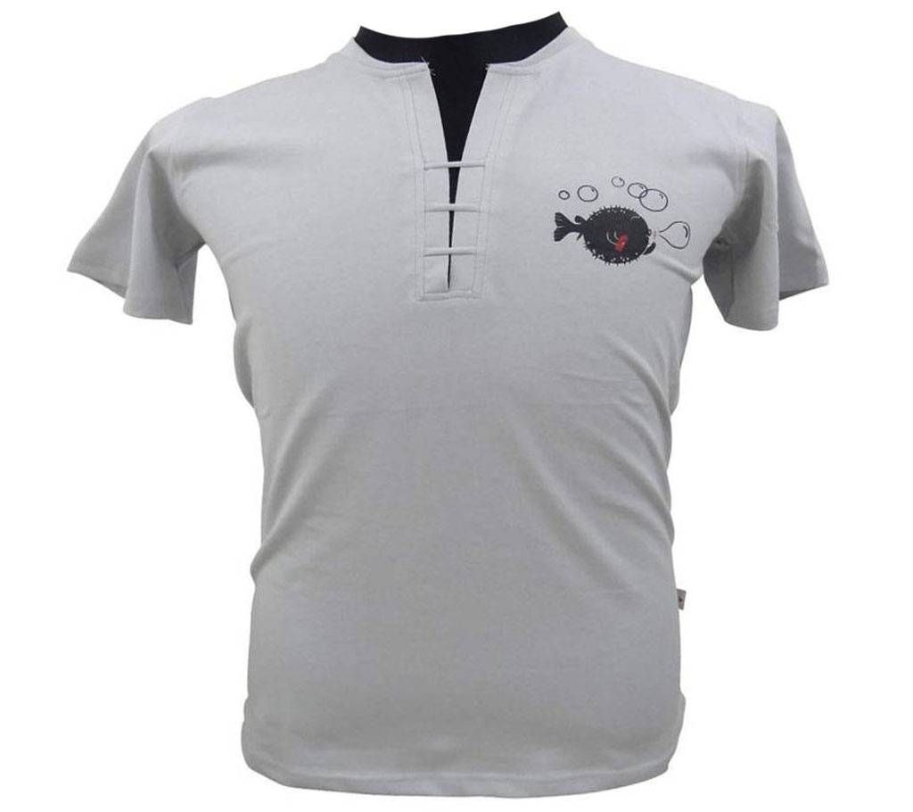 Quite Grey Serafino T-Shirt