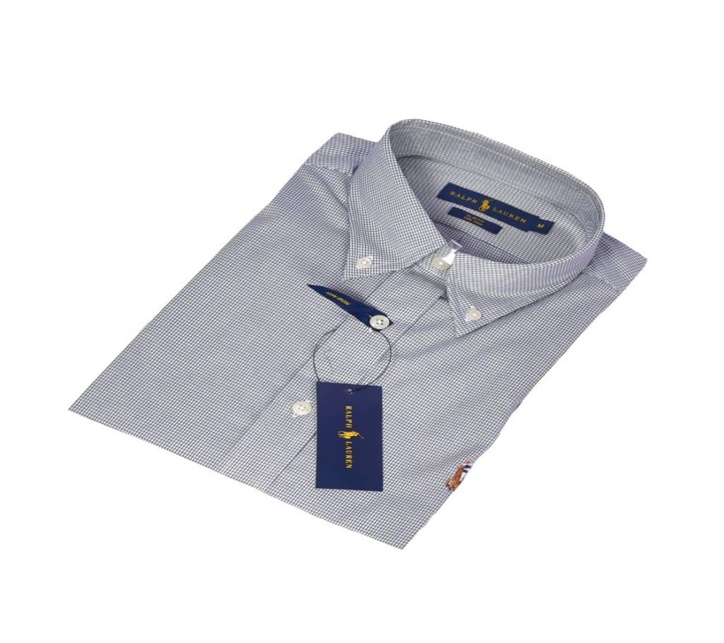 Mens High Branded Long Sleeve Classic Cotton Shirt