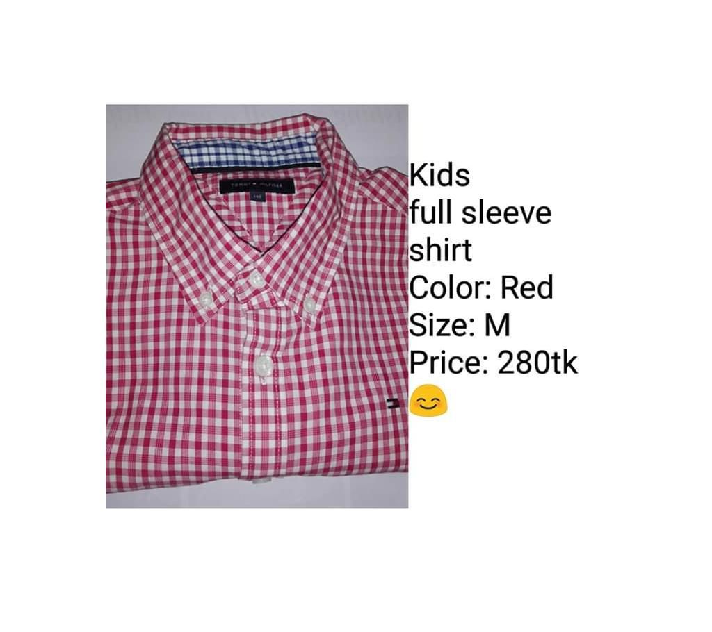 kids full sleeve shirt shirt.