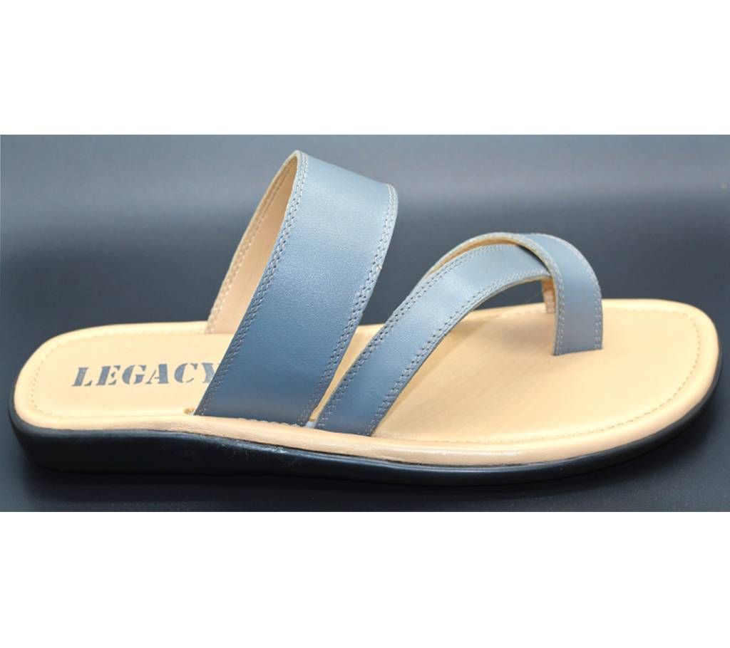 Menz Casual Leather Sandals LFL-005 Gray