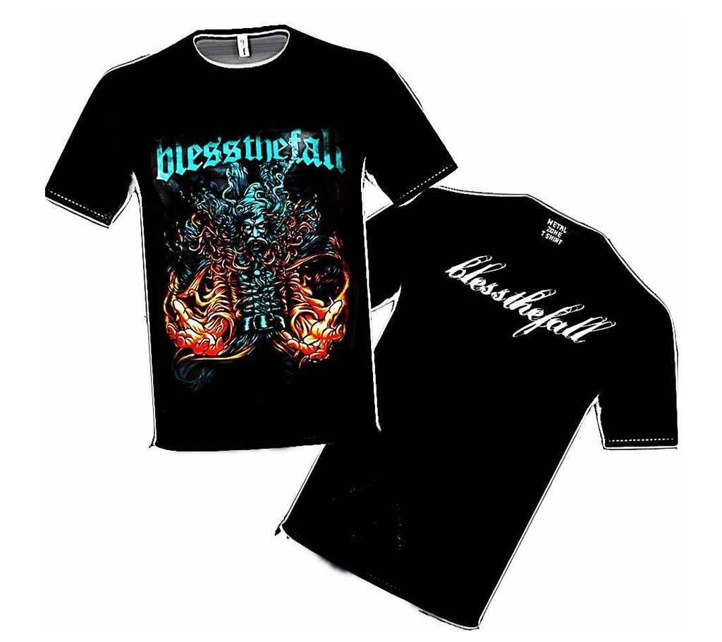 Bless The Fall round neck cotton t-shirt for men 