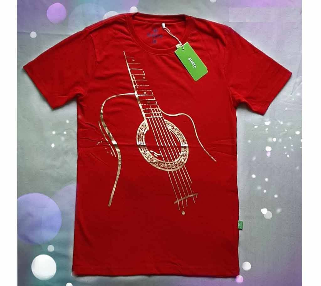 Rubber Print Cotton T-Shirt - 11 - AGF