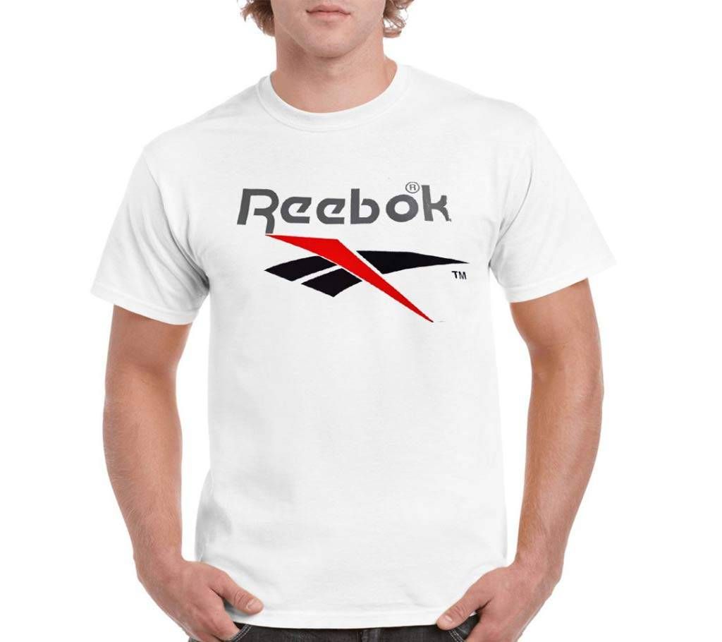 Reebok Half Sleeve Slim Fit Cotton T shirt For Men 