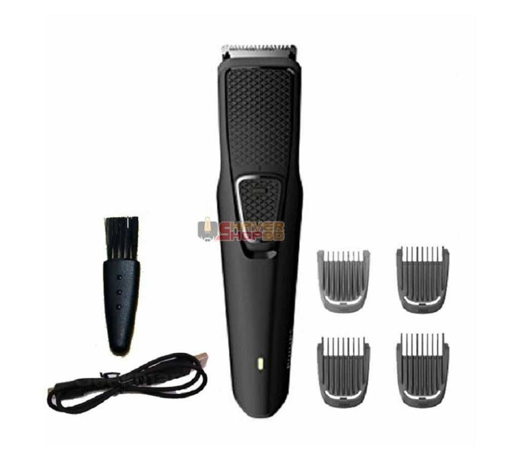 PHILIPS BT1215/15 USB CORDLESS BEARD TRIMMER (BLACK)