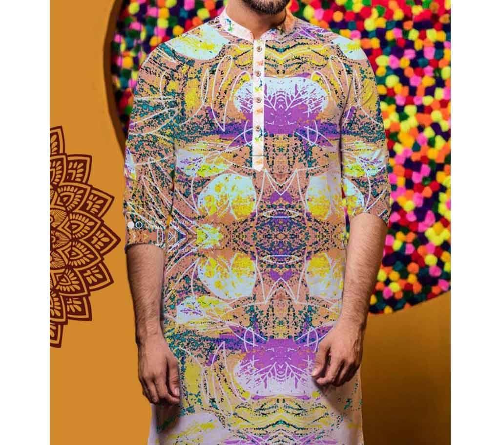 Semi Long Cotton Punjabi for men - FA008