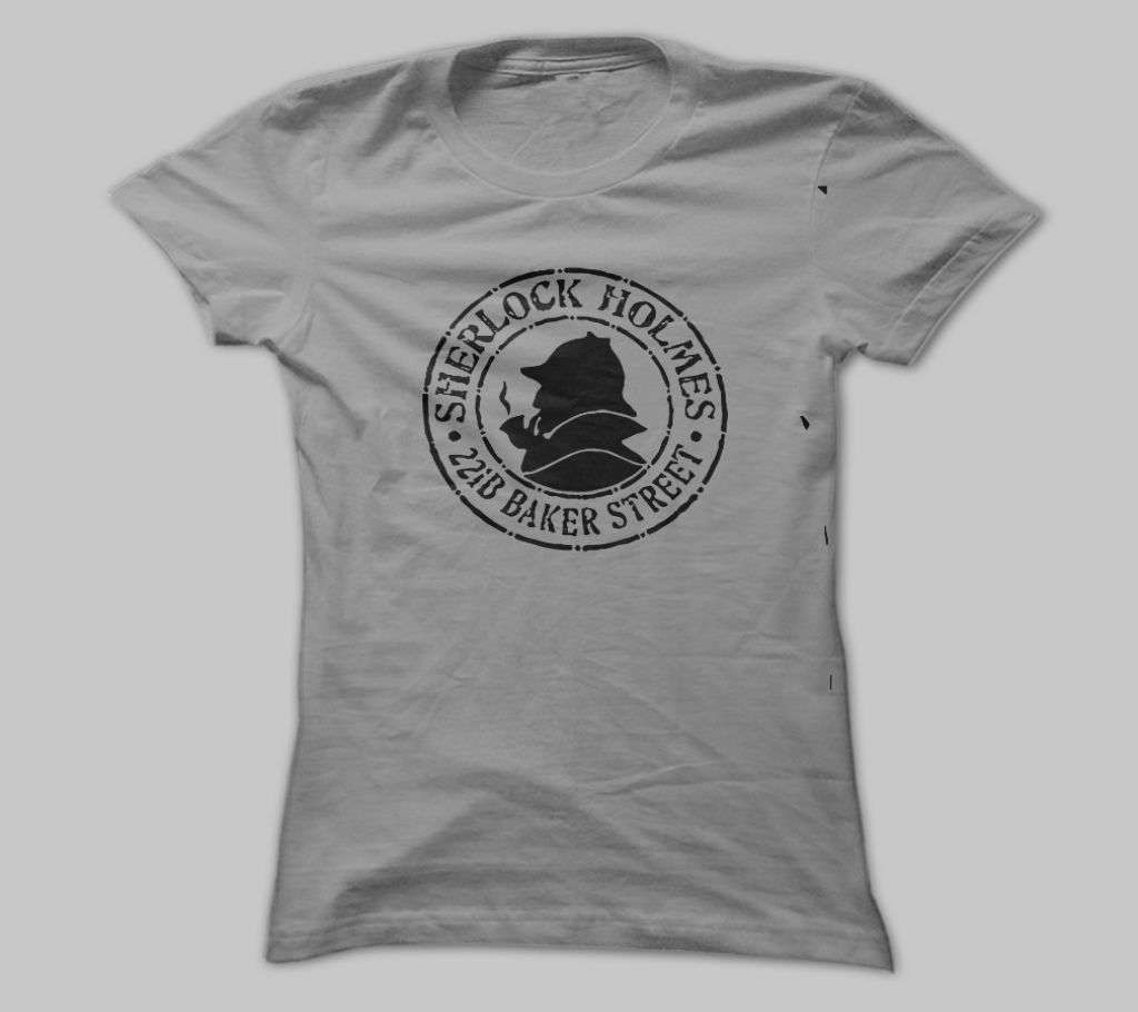 SHERLOCK HOLMES ASH TSHIRT FOR MEN