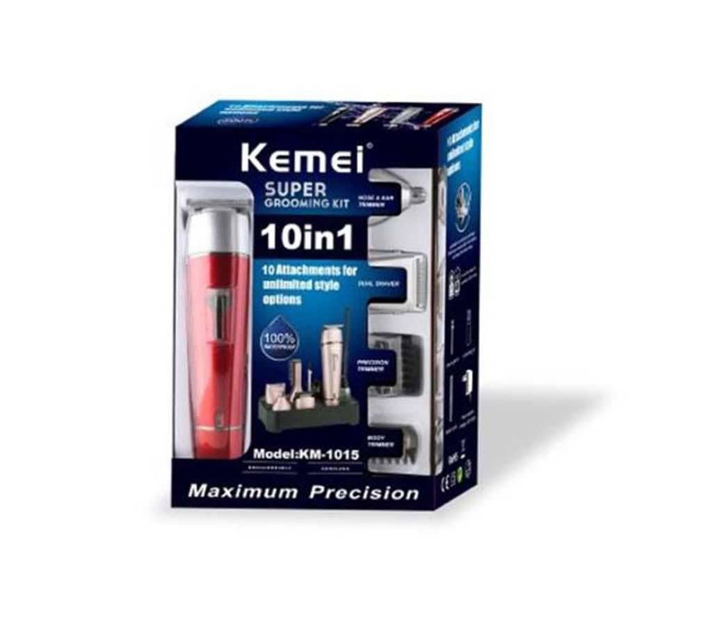 Kemei KM-1015 Men's Grooming Kit 10 In 1