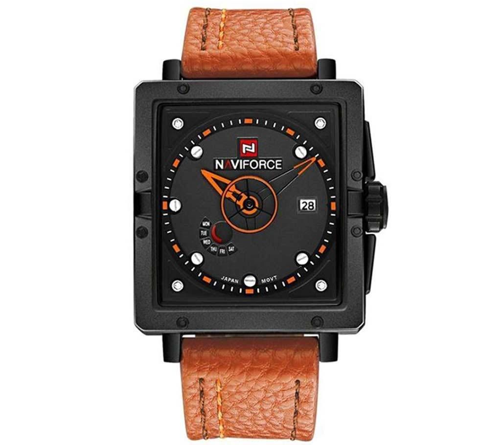 NaviForce Brown Analog Wrist Watch For Men (Copy)