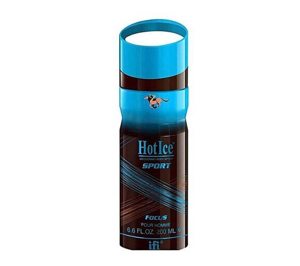 Hot Ice Sport Focus Body Spray - 200ml (UAE)
