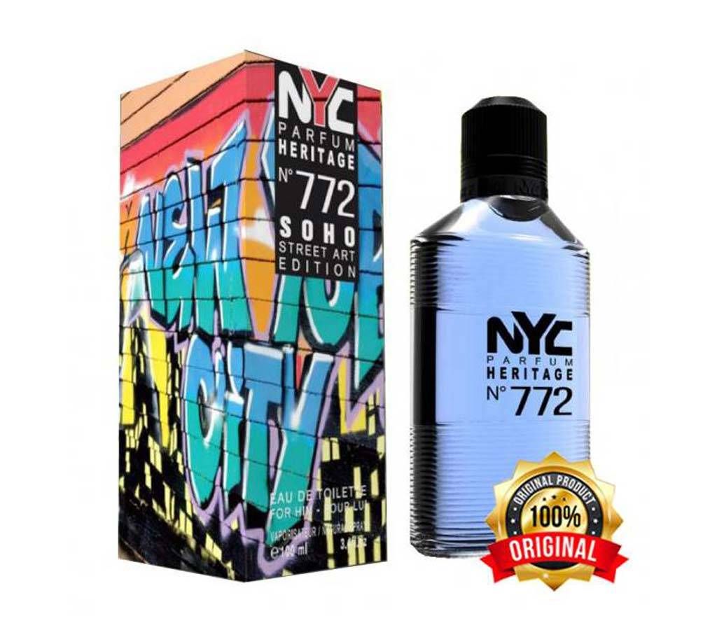 NYC (Made in USA) SOHO ST Art EDP No-772 for MEN