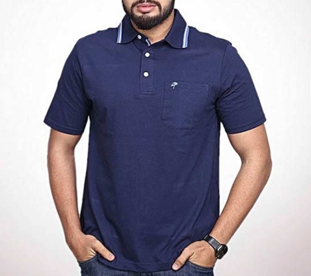Greenland Fine Solid Color Polo T-Shirt
