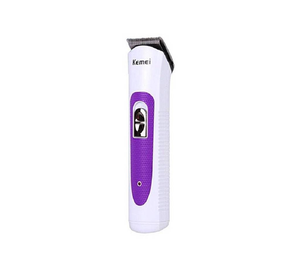 Kemei KM-7013 - Electronic Trimmer - White and Purple