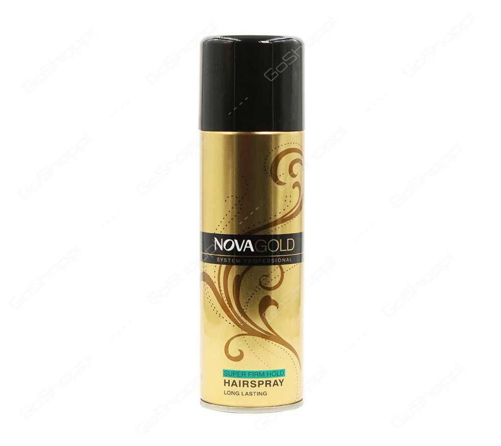 Nova Gold Hair Spray Super Firm Hold UK