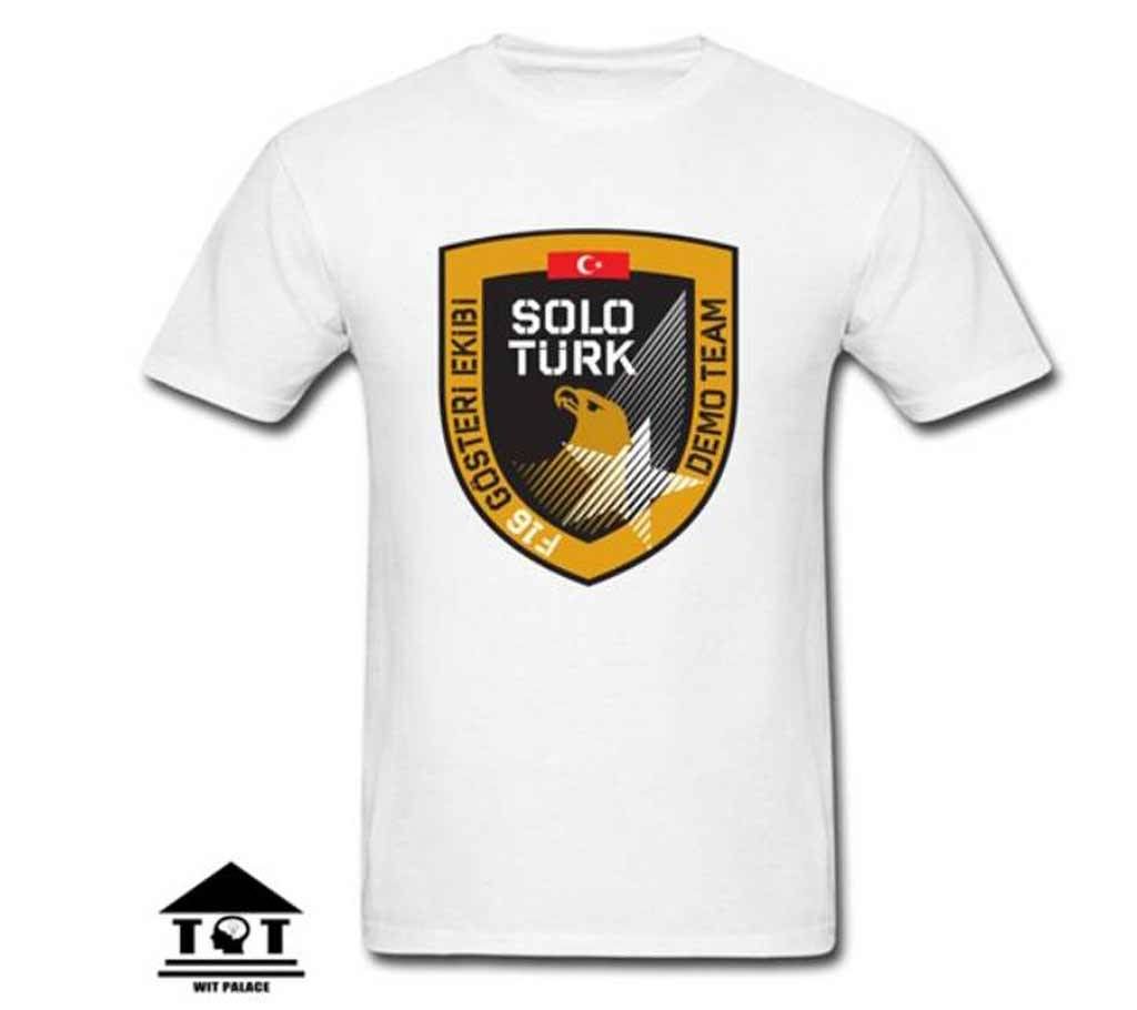 Solo Truk Menz Half Sleeve Cotton T-shirt