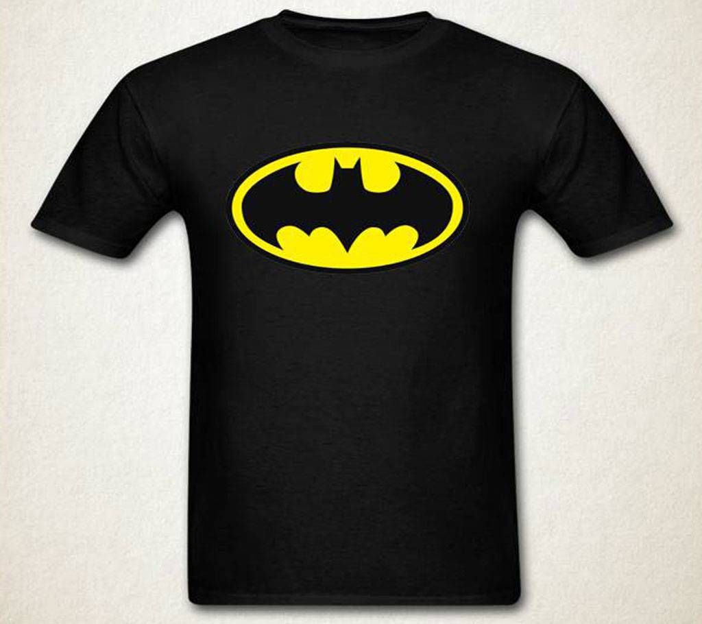 Batman Gents Half Sleeve Cotton T-Shirt Black