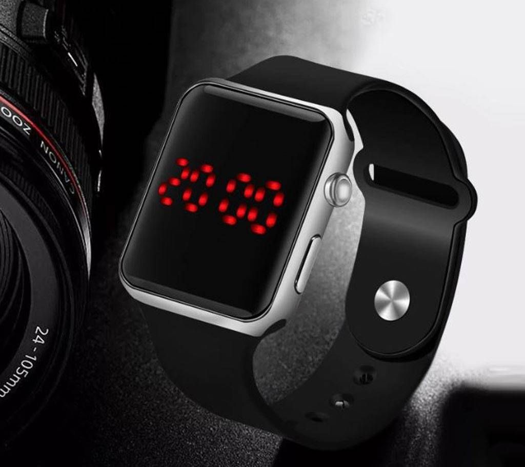 Men Women Square LED Watch