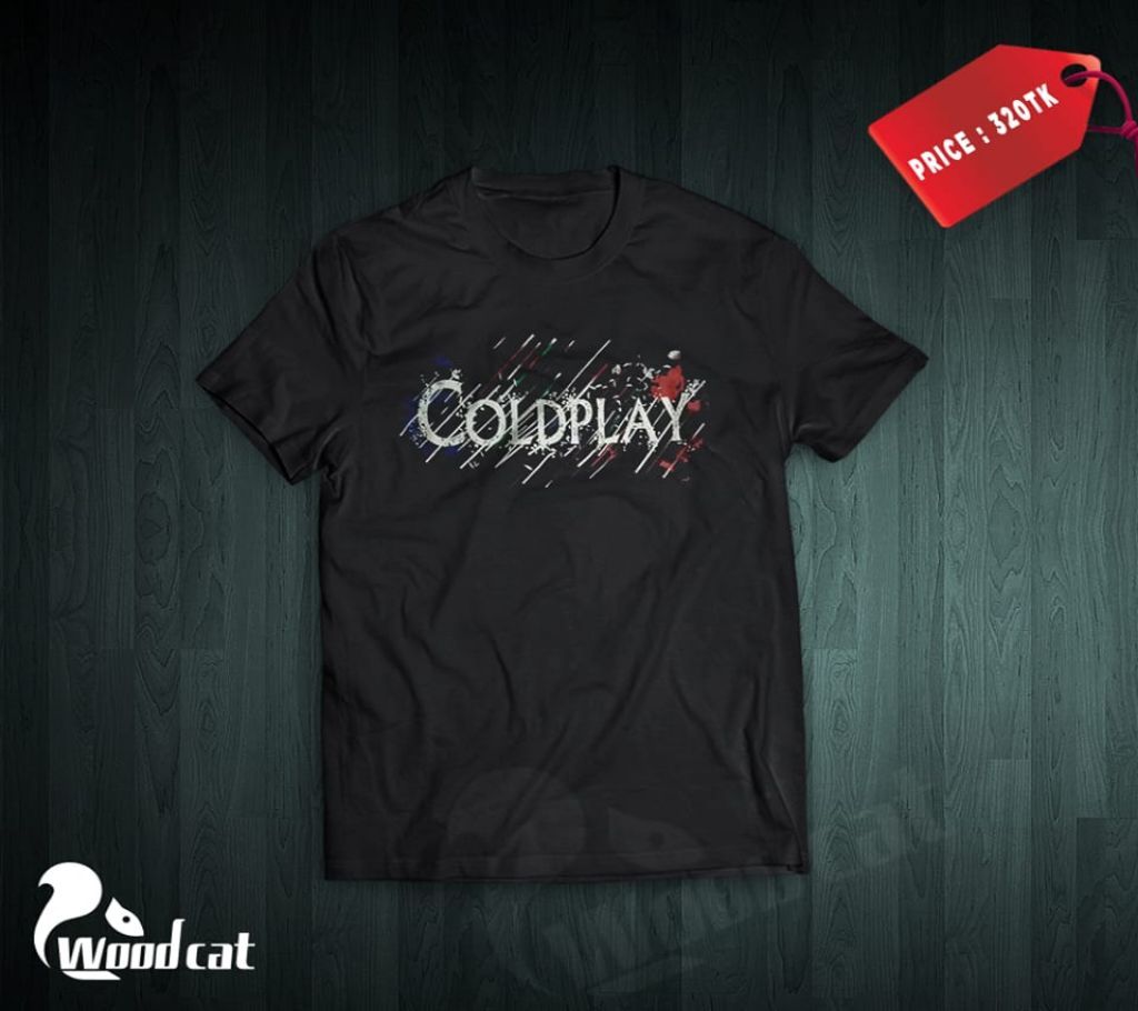 COLDPLAY half sleeve t-shirt for men