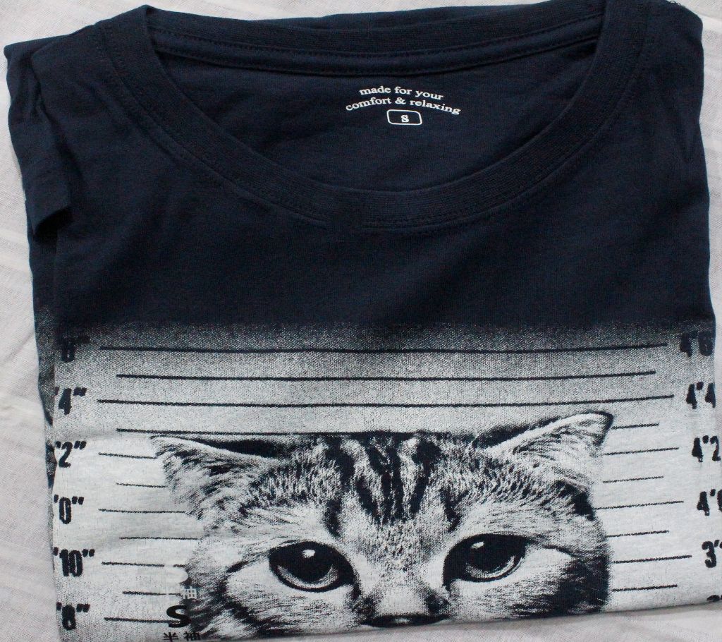 Cat Print Tshirt