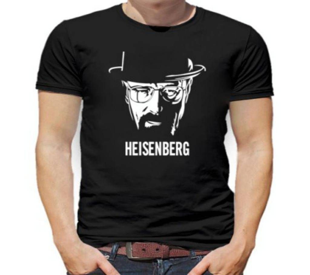 HEISENBERG Mens Half Sleeve Cotton Round neck  t-shirt