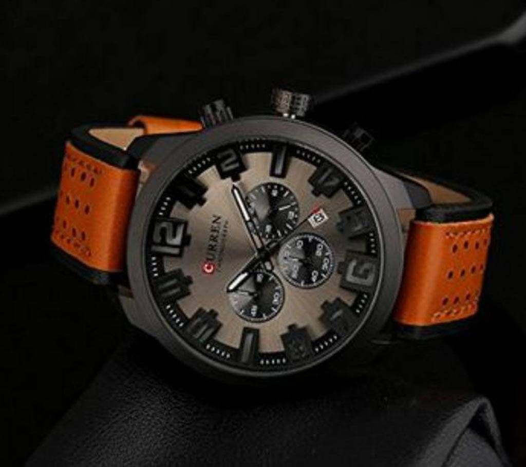 CURREN 8289 luxury mens quartz watch waterproof watch brand for women with calendar
