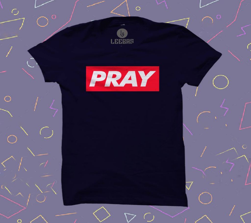Pray Half Sleeve Modest Islamic T Shirt