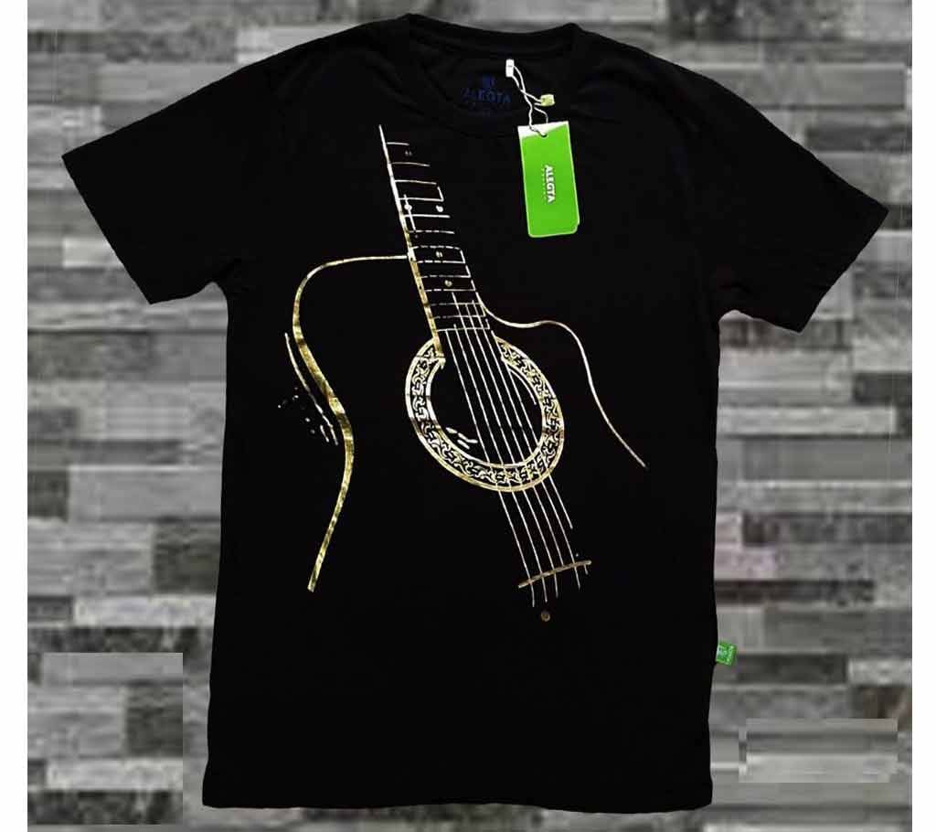 Rubber Print Cotton T-Shirt - 13 - AGF