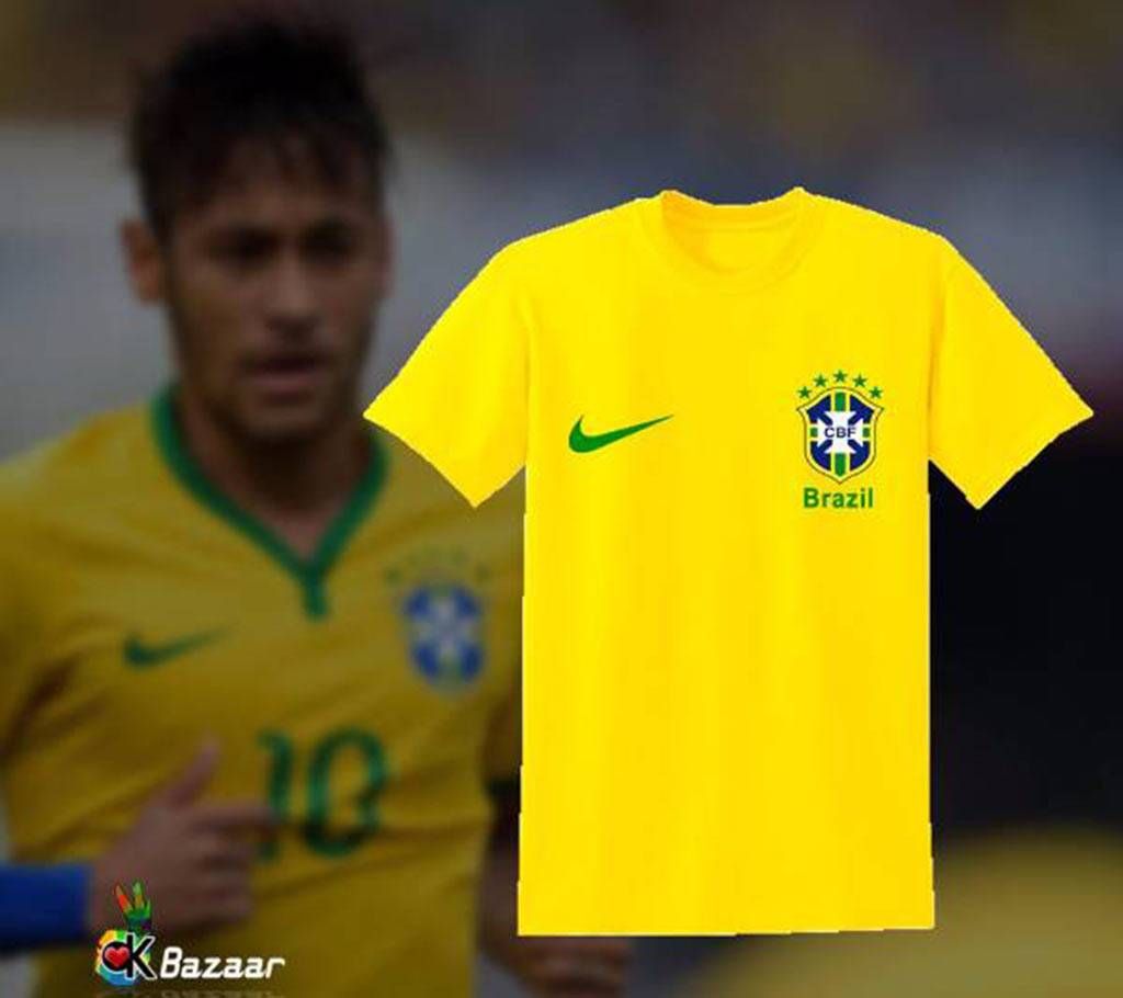Brazil Gents Half Sleeve Cotton T-shirt