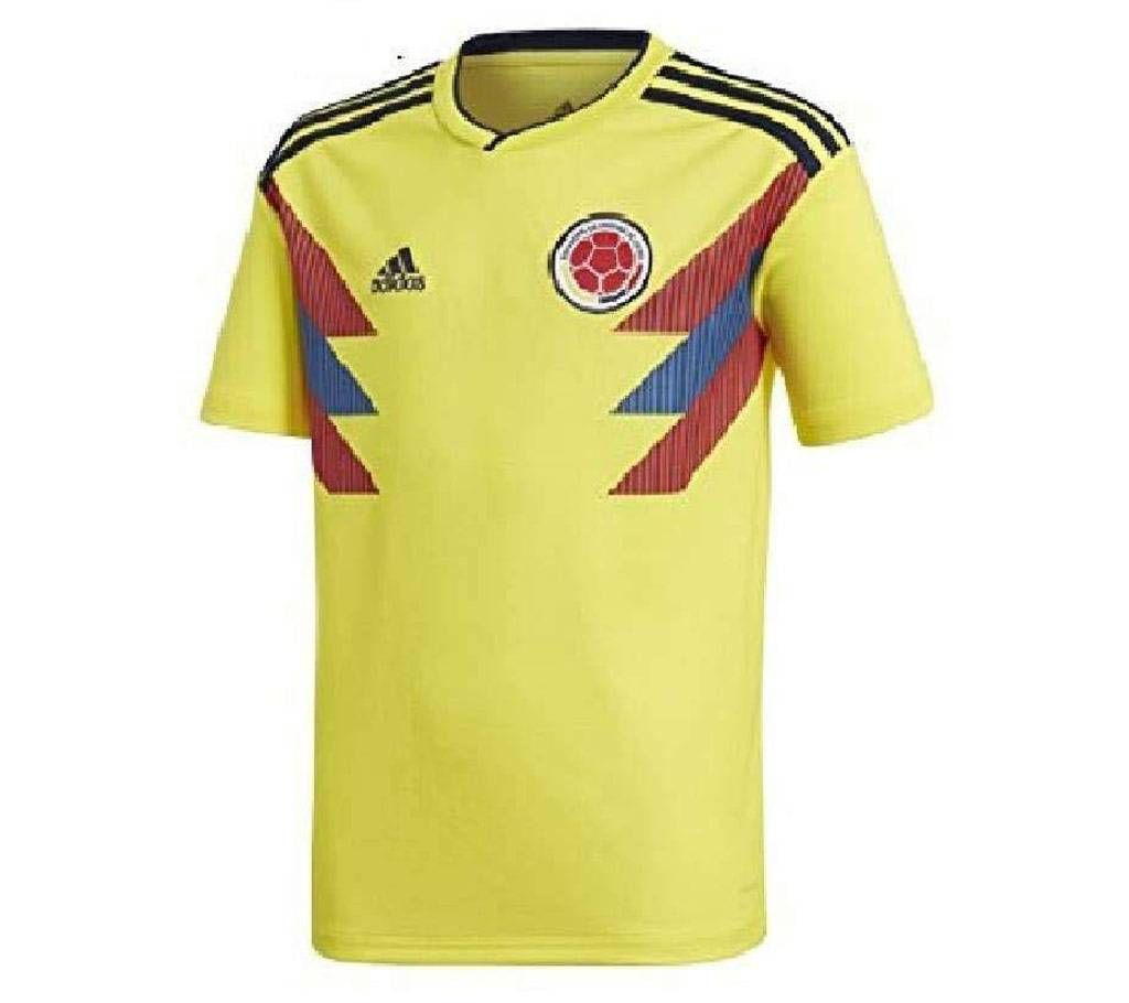 2018 World Cup Colombia Home Short Sleeve Jersey (Copy)