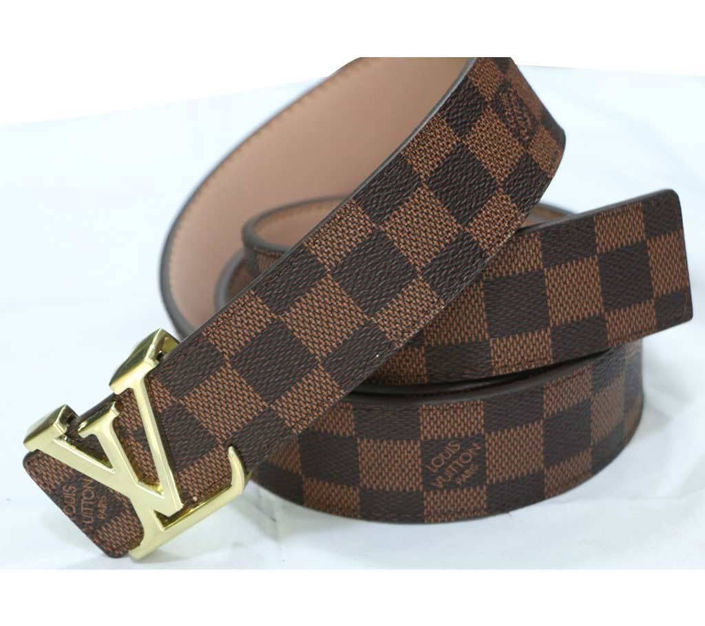 Best Leather Brown Artificial Leather Belt for men