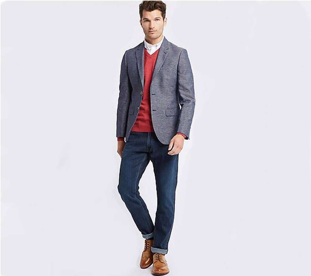 STRECHABLE NARROW FIT JEANS PANT FOR MEN'S