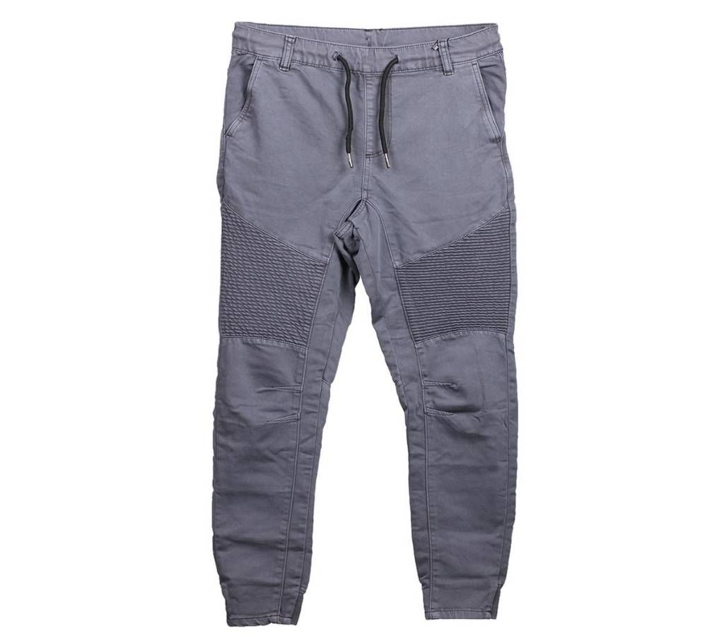 Light Ash Knit Denim Jogger For Men
