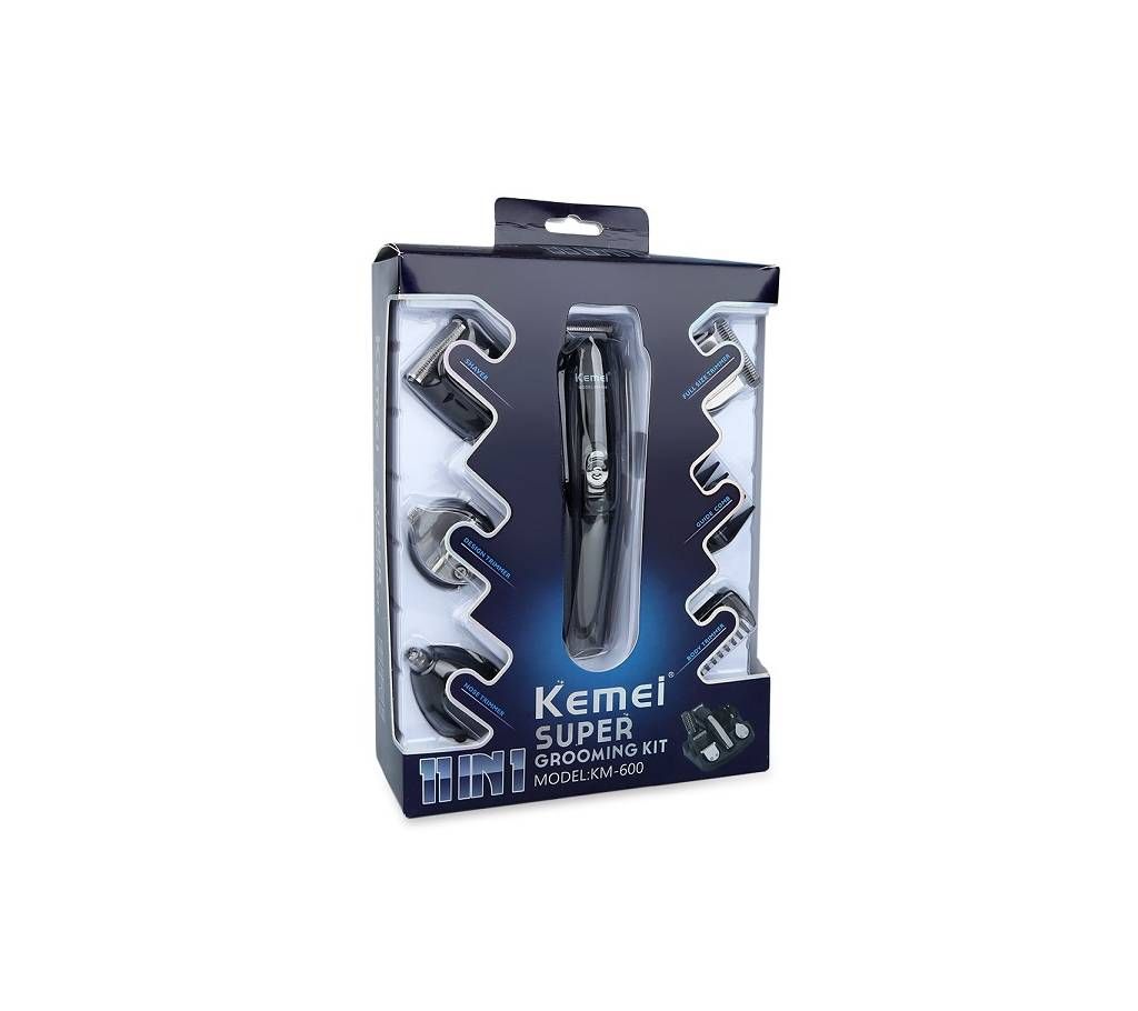 KM 600 Kemei 6 in 1 Titanium Hair Trimmer