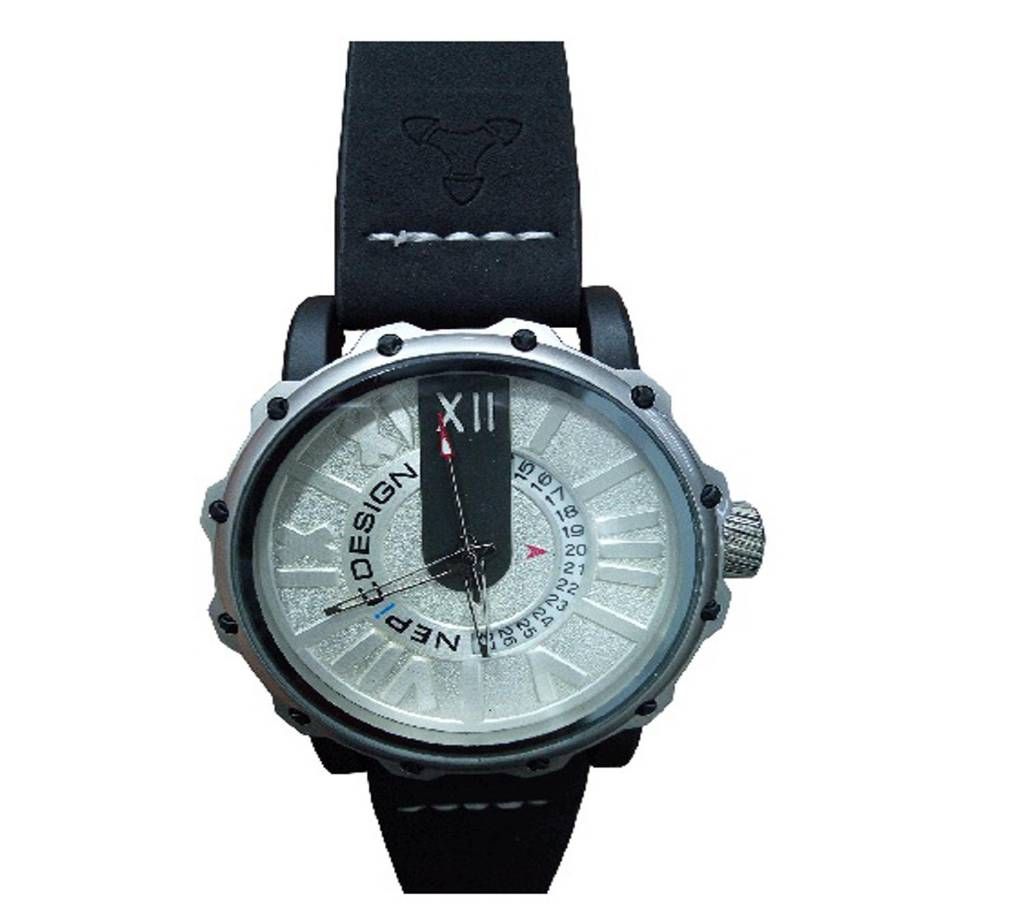 NAPIC WATCH FOR MEN-BLACK AND WHITE
