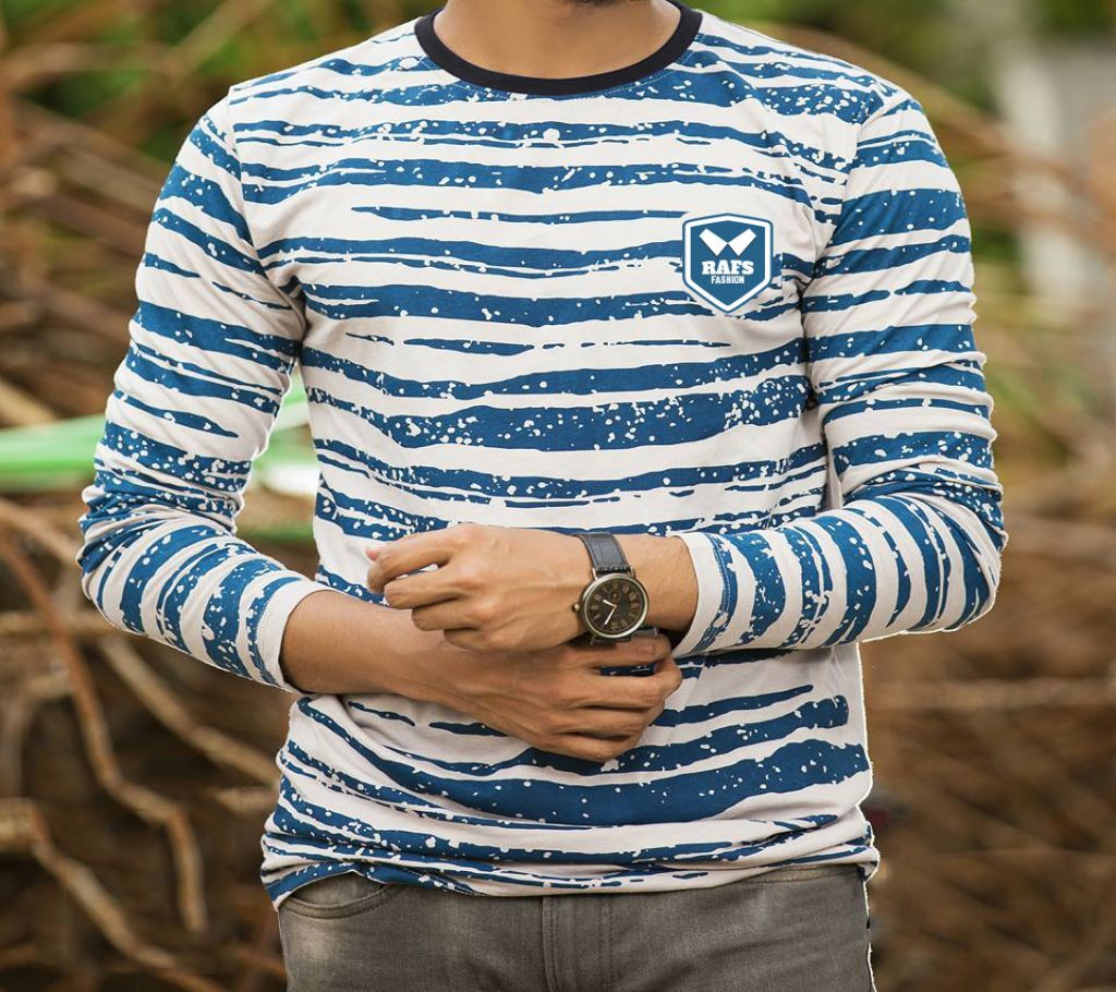 Men Full Sleeve T-Shirt by Rafs