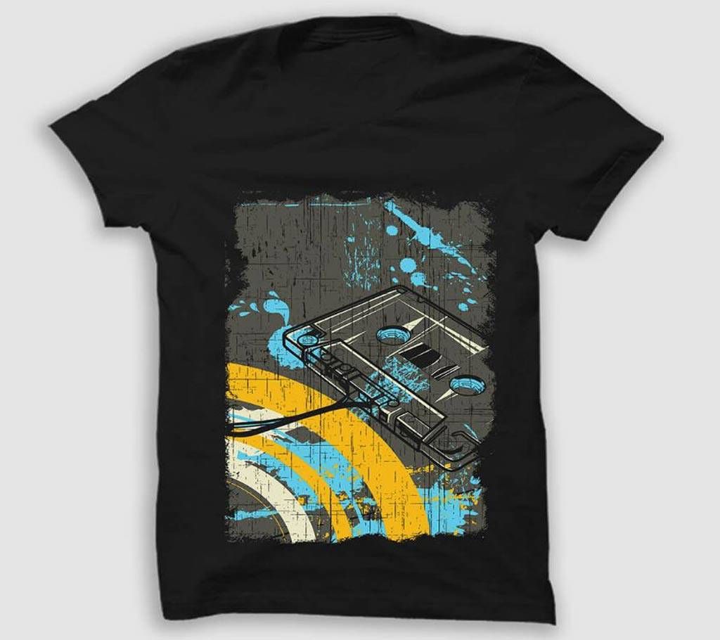Black Short Sleeve T-Shirt for Men