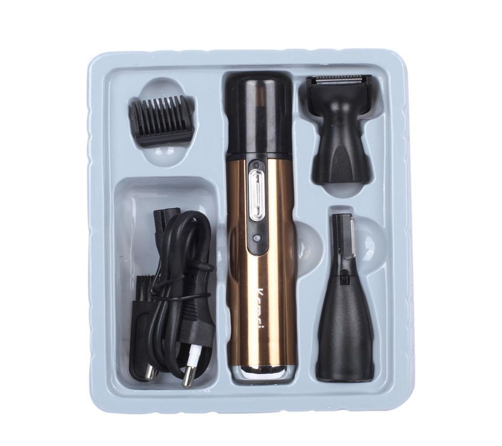 Rechargeable 3 in 1 Nose And Ear Hair Trimmer - Silver