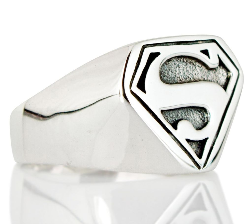 Superman Silver Finger Ring for Men